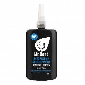 Mr.Bond 705 Клей-герметик анаэробный, демонтаж с усилием, 250г | Bond. Мистер Бонд - фото - 1