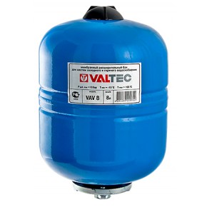 Мембранный бак для горячего и холодного водоснабжения Valtec, 24л - фото - 1