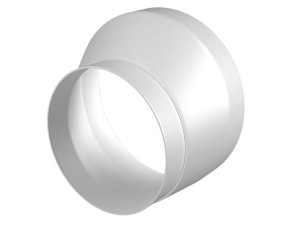 Соединитель эксцентриковый круглого воздуховода с круглым пластиком, D125/160 - фото - 1