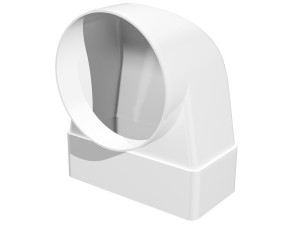 Соединитель эксцентриковый плоского воздуховода с круглым пластиком, 60х204/D125 - фото - 1