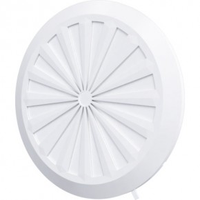 Решетка универсальная регулируемая D180, с регулируемым фланцем D90-160 - фото - 1