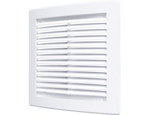 Решетка вентиляционная вытяжная, АБС-пластик, 150х150 - фото - 1