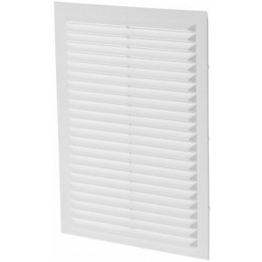 Решетка вентиляционная вытяжная, АБС-пластик, 170х240, белая - фото - 4