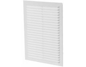 Решетка вентиляционная вытяжная, АБС-пластик, 170х240, белая - фото - 4