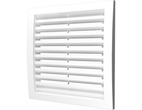 2020РРН бел. Решетка наружн.ASA вентиляционная вытяжная 200х200 - фото - 1