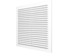 Решетка вентиляционная вытяжная, АБС-пластик, 234х234, белая - фото - 1