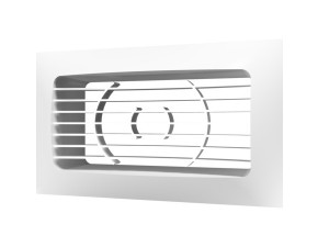 Решетка вентиляционная приточно-вытяжная, ABS-пластик, 150х90 с фланцем 120х60 - 1 Решетка вентиляционная приточно-вытяжная, ABS-пластик, 150х90 с фланцем 120х60 - фото - 1