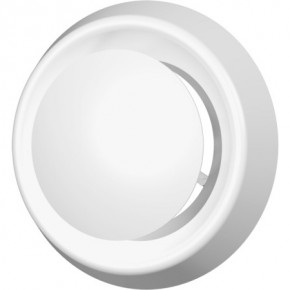 Анемостат приточно-вытяжной регулируемый с фланцем АБС, D160 - фото - 2