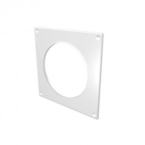 Накладка торцевая, пластик, 150х150, для воздуховода D100 - фото - 2