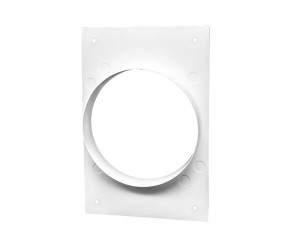 Накладка торцевая 160х160 с фланцем D125 - фото - 1