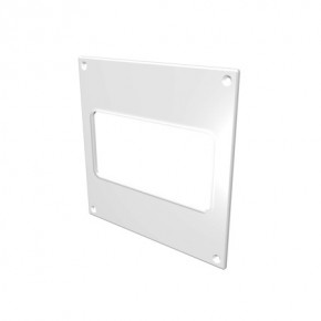 Накладка торцевая, пластик, 150х150, для воздуховода 60х120 - фото - 1