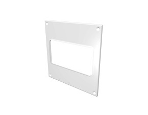 Накладка торцевая, пластик, 264х119, для воздуховода 60х204 - фото - 1