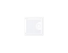 Люк-дверца ревизионная вентилируемая накладная, ДЕКОФОТ, АБС, 300х300 - фото - 1