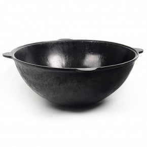 Узбекский казан 30 литров, круглое дно - фото - 2