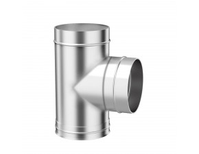 Тройник 100, AISI 430 1.00 - фото - 1