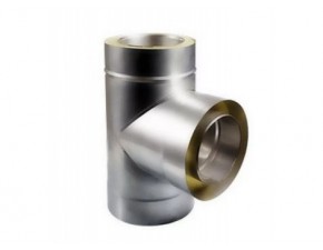 Тройник сэндвича-И 90 х 200 х 115 , Оц 0.50+Нм 0.50 (Конденсат) - фото - 1