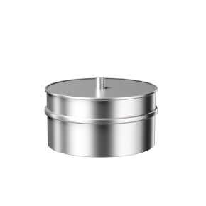 Заглушка тройника с к/о 140 , AISI 430 0.50 (НАР) - фото - 1