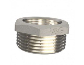 Футорка Нр/Вн V&G 3/8" х 1/4" - фото - 1