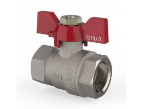 Кран шаровой Вн/Вн V&G Optima 3/4 (бабочка ) - 1 Кран шаровой Вн/Вн V&G Optima 3/4 (бабочка ) - фото - 1