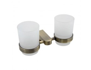 Держатель 2- стаканов под бронзу - фото - 6