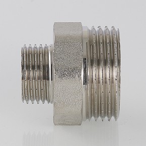 VT.580 Ниппель-переходник латун.никелир.нар-нар. Ду 1 1/4