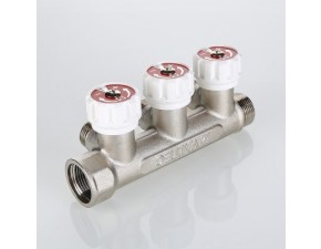 VT.570.NE Коллектор с регул.вентилями 3вых. 1 x 3/4" - фото - 6