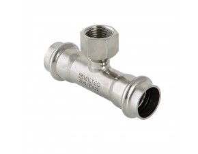 Тройник с вн.р. нерж. сталь 28х3/4" - фото - 8
