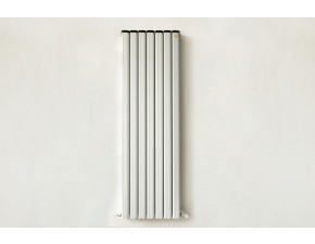 Алюминиевый радиатор вертикальный VERTIKAL 7 секц белый - фото - 1