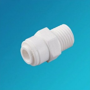 PP010822W фитинг прямой 1/4-1/4 трубка-резьба ГЕЙЗЕР - фото - 1