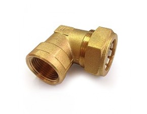 Фитинг угловой Ду 15 мм х 1/2" ВН - фото - 1