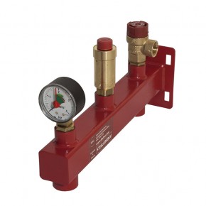 Группа безопасности котла DIAL STEEL STANDART (3 бар) - фото - 2