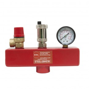 Группа безопасности котла DIAL STEEL STANDART 50 (50 кВт) (3 бар) - фото - 1