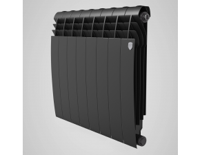 Радиатор биметаллический Royal Thermo Biliner new 500, цвет Noir Sable, 8 секций - фото - 8