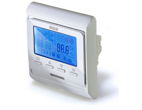 Термостат комнатный с датчиком температуры теплого пола 3м 220В/16А - фото - 1