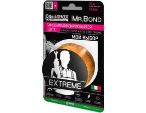 Mr.Bond EXTREME Лента универсальная для оперативного ремонта течи, 25,4мм*3м*0,5мм, оранжевый | Бонд - фото - 1
