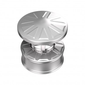 Оголовок 200 х 115 , Оц 0.50+AISI 430 0.50 (Конденсат) - фото - 1