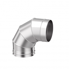 Колено 4-х секционное 90 х 150, Оц 0.50 - фото - 1