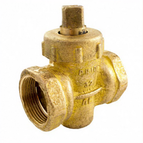 Кран пробковый муфтовый 11Б6бк Ду20 - фото - 1