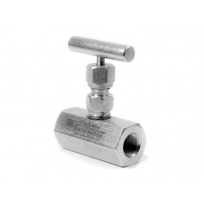 Вентиль стальной игольчатый 15с54бк Ду10 (муф.) - фото - 1