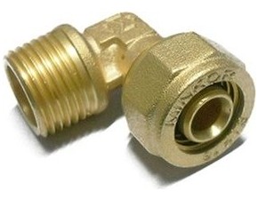 МКm.353 Угольник обжимной MINKOR нар.р. 16х1/2" - фото - 1