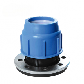 Муфта-фланец обжим BLUEseal для труб ПНД 90*4 PN16 - фото - 1