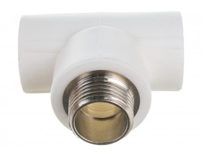 Тройник PPR комбин. НР 20 х 1/2" (Lammin) 100/25 - фото - 4
