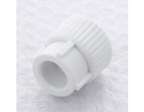 PP-R Муфта комбинированная ВР Белая 20-1/2 - фото - 4