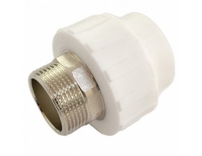 Муфта PPRC с нар.резьбой 20х3/4" MeerPlast - фото - 1