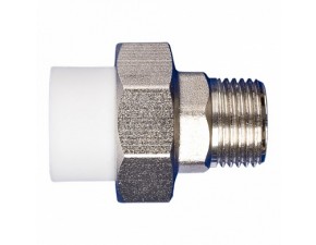 Муфта разъемная с нар.резьбой 25х1/2" PPRC MeerPlast - фото - 1