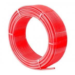 Сшитый полиэтилен Pe-Xb диаметр 16*2,0 (200 метров) красный - фото - 1