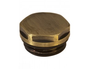 Заглушка RETRO style латунная 1/2 - фото - 1