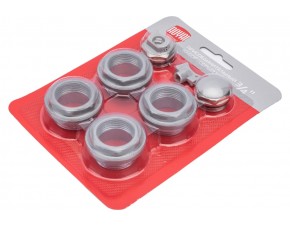 Набор присоединительный "Royal Thermo" 3/4 " silver - фото - 4