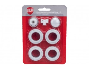 Набор присоединительный "Royal Thermo" 3/4 " white - фото - 4
