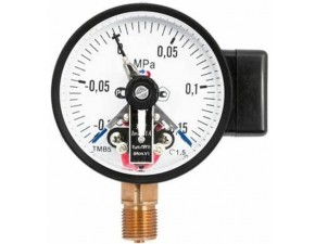 Манометр электроконт. ТМ-510Р.05 (0-1 кгс/см2) исп.V М20х1,5 кл.1,5 - фото - 3